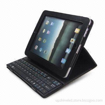PU Leather Case for Apple's iPad, with Built-in Bluetooth Keyboard
